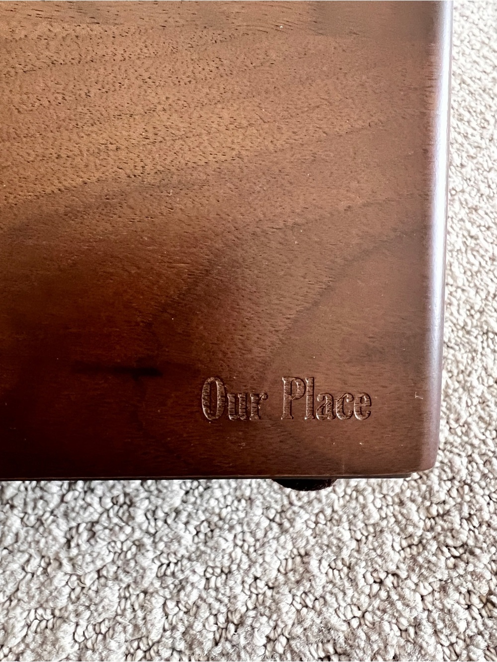 Our Place Dark Brown Magnetic Knife Block
